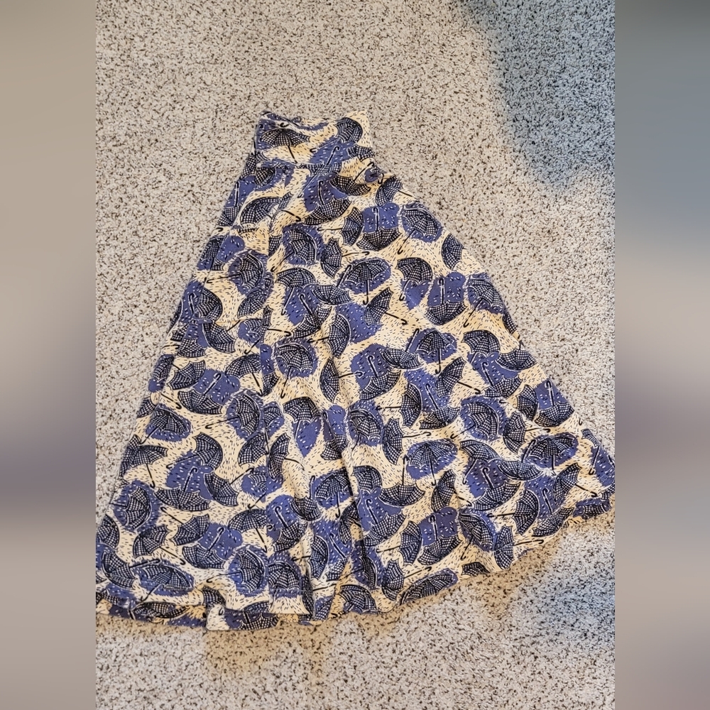 Effie's Heart Rainy Day Umbrella Print Skirt - Picture 9 of 11